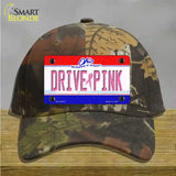 Drive Pink Ohio Novelty License Plate Hat Cotton / Camoflauge