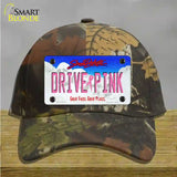 Drive Pink South Dakota Novelty License Plate Hat Cotton / Camoflauge