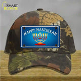 Hanukkah Novelty License Plate Hat Cotton / Camoflauge