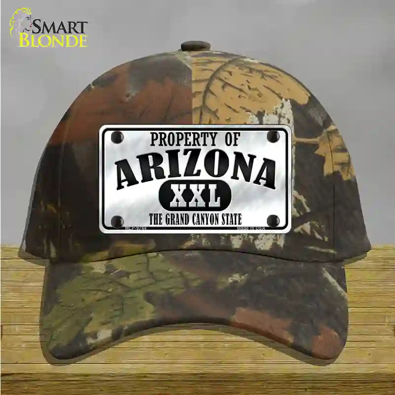 Property Of Arizona Novelty License Plate Hat Cotton / Camoflauge