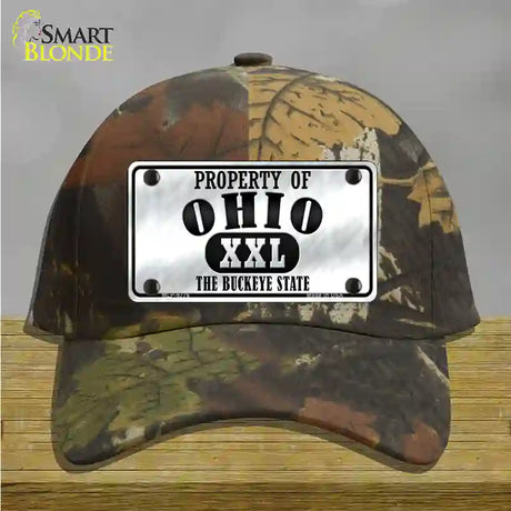 Property Of Ohio Novelty License Plate Hat Cotton / Camoflauge