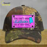 Alabama Girl Novelty License Plate Hat Cotton / Camoflauge