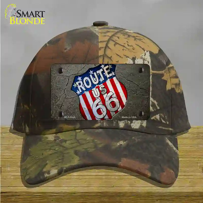 Asphalt Highway Novelty License Plate Hat Cotton / Camoflauge