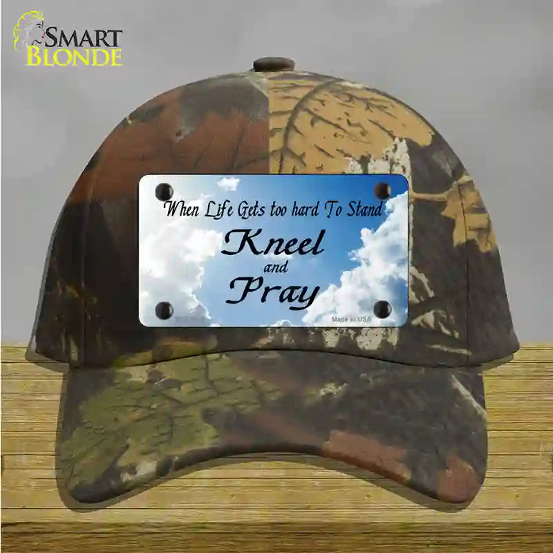 Clouds Novelty License Plate Hat Cotton / Camoflauge