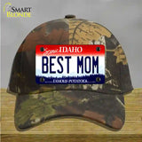 Best Mom Idaho Novelty License Plate Hat Cotton / Camoflauge