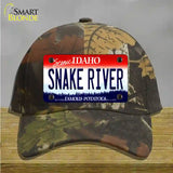 Snake River Idaho Novelty License Plate Hat Cotton / Camoflauge