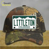 Littleton Colorado Novelty License Plate Hat Cotton / Camoflauge