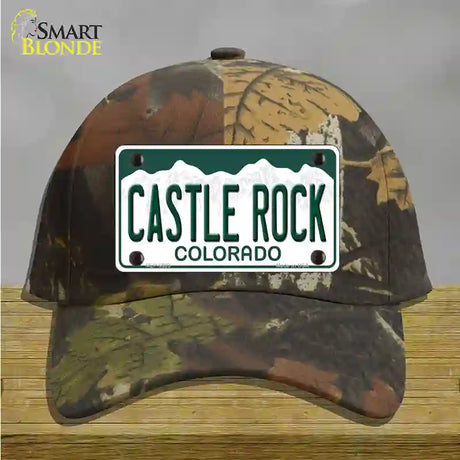 Castle Rock Colorado Novelty License Plate Hat Cotton / Camoflauge