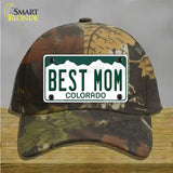 Best Mom Colorado Novelty License Plate Hat Cotton / Camoflauge