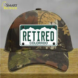 Retired Colorado Novelty License Plate Hat Cotton / Camoflauge