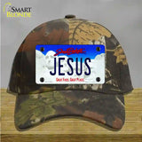 Jesus South Dakota Novelty License Plate Hat Cotton / Camoflauge