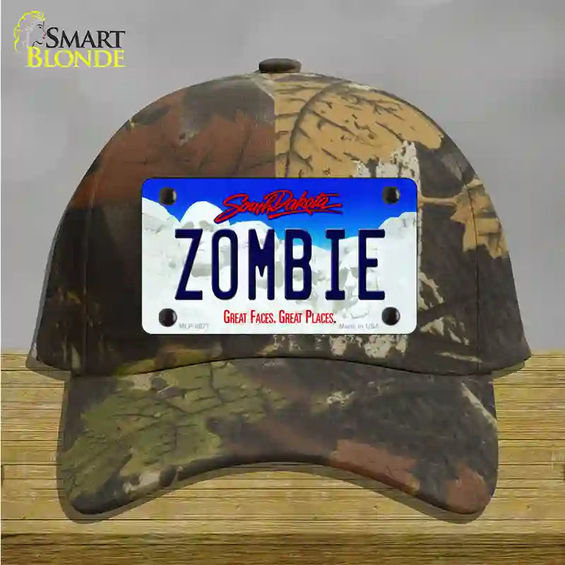 Zombie South Dakota Novelty License Plate Hat Cotton / Camoflauge