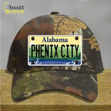 Phenix City Alabama Novelty License Plate Hat Cotton / Camoflauge