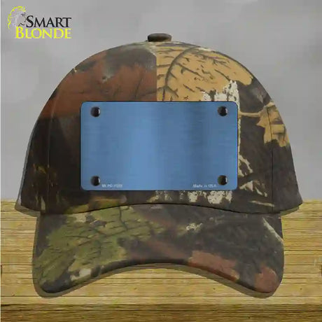 Light Blue Metallic Solid Novelty License Plate Hat Cotton / Camoflauge