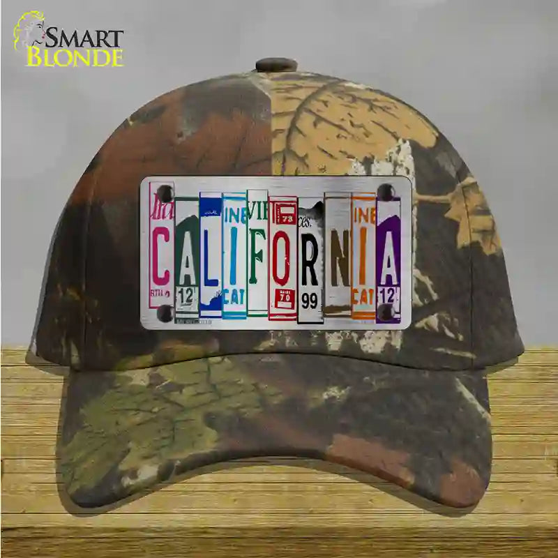 California License Plate Art Novelty License Plate Hat Cotton / Camoflauge