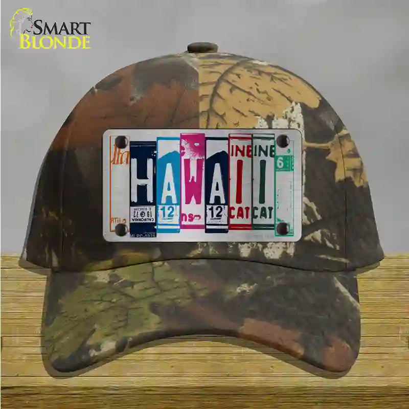 Hawaii License Plate Art Novelty License Plate Hat Cotton / Camoflauge