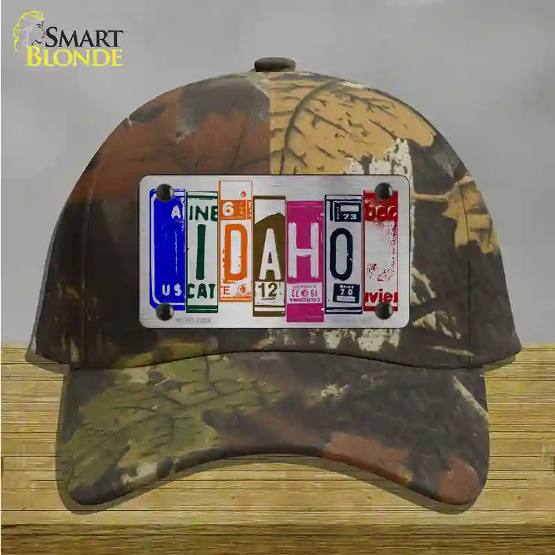 Idaho License Plate Art Novelty License Plate Hat Cotton / Camoflauge