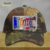 Idaho License Plate Art Novelty License Plate Hat Cotton / Camoflauge