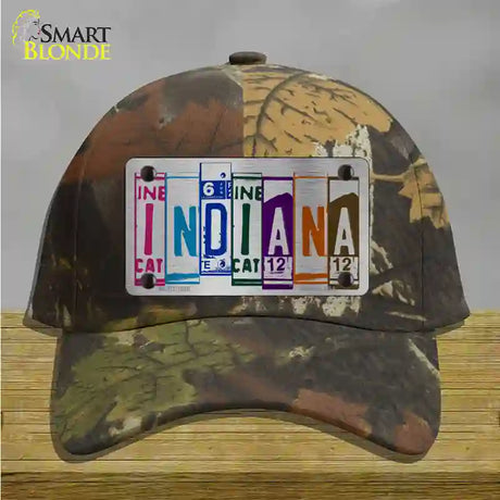 Indiana License Plate Art Novelty License Plate Hat Cotton / Camoflauge