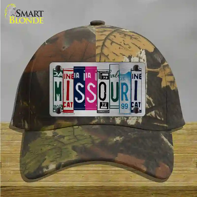 Missouri License Plate Art Novelty License Plate Hat Cotton / Camoflauge