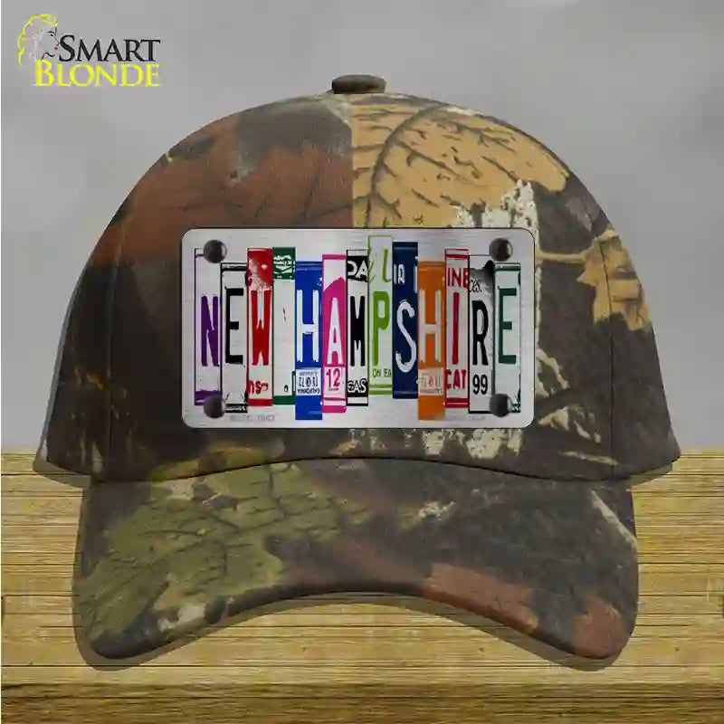 New Hampshire License Plate Art Novelty License Plate Hat Cotton / Camoflauge