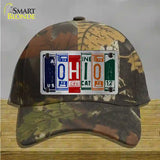 Ohio License Plate Art Novelty License Plate Hat Cotton / Camoflauge