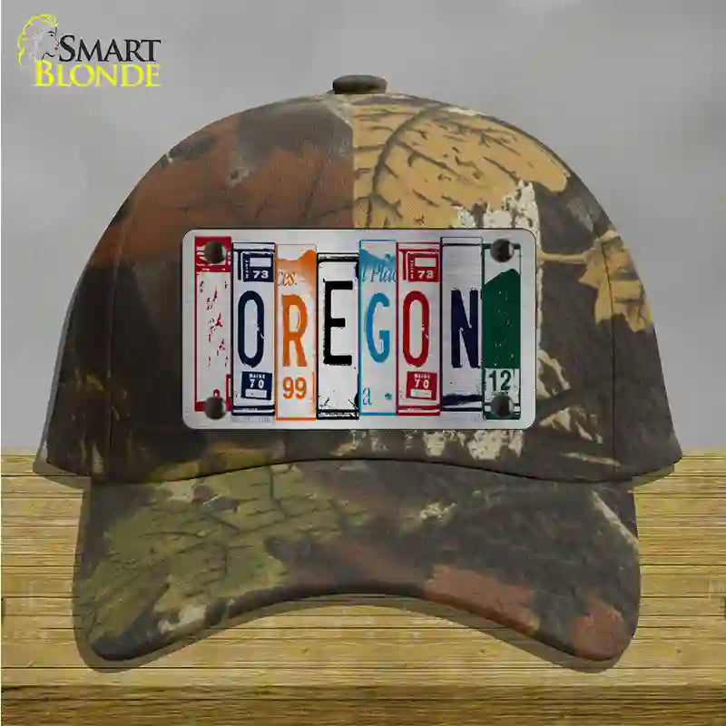 Oregon License Plate Art Novelty License Plate Hat Cotton / Camoflauge