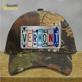 Vermont License Plate Art Novelty License Plate Hat Cotton / Camoflauge