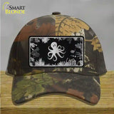 Octopus Black Brushed Chrome Novelty License Plate Hat Cotton / Camoflauge