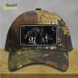 Unicorns Black Brushed Chrome Novelty License Plate Hat Cotton / Camoflauge