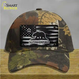 California Carbon Fiber Novelty License Plate Hat Cotton / Camoflauge