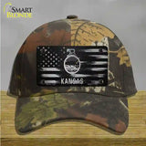 Kansas Carbon Fiber Novelty License Plate Hat Cotton / Camoflauge