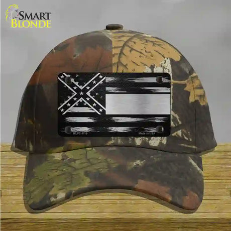 Mississippi Carbon Fiber Novelty License Plate Hat Cotton / Camoflauge