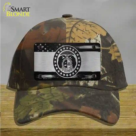 Missouri Carbon Fiber Novelty License Plate Hat Cotton / Camoflauge