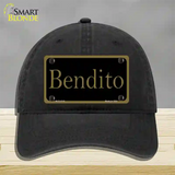 Bendito Novelty License Plate Hat Unconstructed Cotton / Black