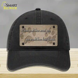 If Love Could Have Saved You Novelty License Plate Hat Unconstructed Cotton / Black