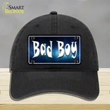 Bad Boy Novelty License Plate Hat Unconstructed Cotton / Black