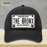 The Bronx Puerto Rico Novelty License Plate Hat Unconstructed Cotton / Black