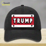 Trump Novelty License Plate Hat Unconstructed Cotton / Black