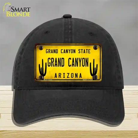 Arizona Grand Canyon Novelty License Plate Hat Unconstructed Cotton / Black