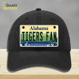 Tigers Fan Novelty License Plate Hat Unconstructed Cotton / Black