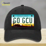 Go Grand Canyon Univ Novelty License Plate Hat Unconstructed Cotton / Black