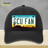 Grand Canyon Univ Fan Novelty License Plate Hat Unconstructed Cotton / Black