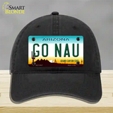 Go Northern Arizona Univ Novelty License Plate Hat Unconstructed Cotton / Black