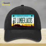 Go Lumberjacks Novelty License Plate Hat Unconstructed Cotton / Black