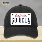 Go UCLA Novelty License Plate Hat Unconstructed Cotton / Black