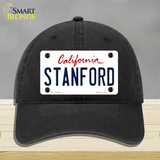 Stanford Novelty License Plate Hat Unconstructed Cotton / Black