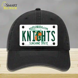 Knights Novelty License Plate Hat Unconstructed Cotton / Black