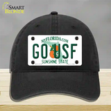 Go USF Novelty License Plate Hat Unconstructed Cotton / Black