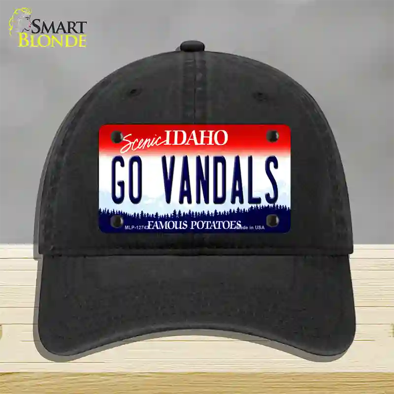 Go Vandals Novelty License Plate Hat Unconstructed Cotton / Black